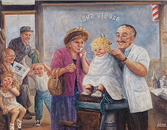 Бабушки и дедушки от художницы Dianne Dengel