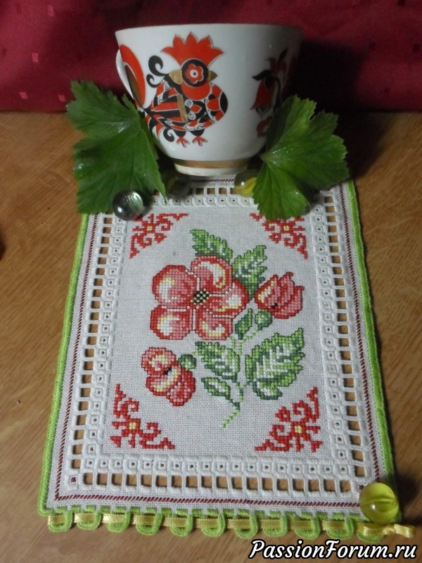 Весенняя салфетка.