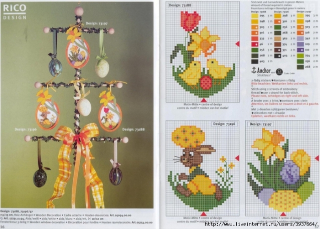 Пасхальная подборка схем для вышивки. (2)