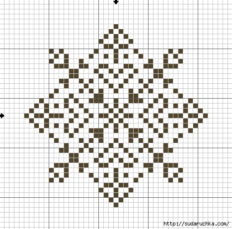 Схемы вышивки крестом монохром (ч.3) из интернета