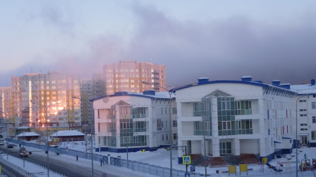 Покажу Вам то, что я увидела сегодня за окном