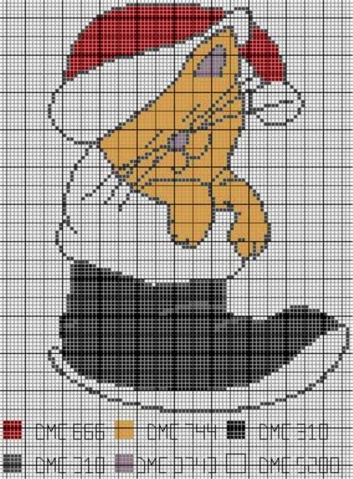 Схемы вышивки крестом для любителей кошек (из интернета)