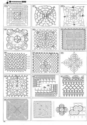 Очень интересные схемы для вязания крючком (из интернета)