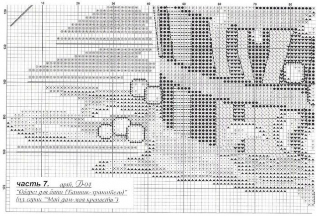 Схемы вышивки крестом миниатюры (из интернета)