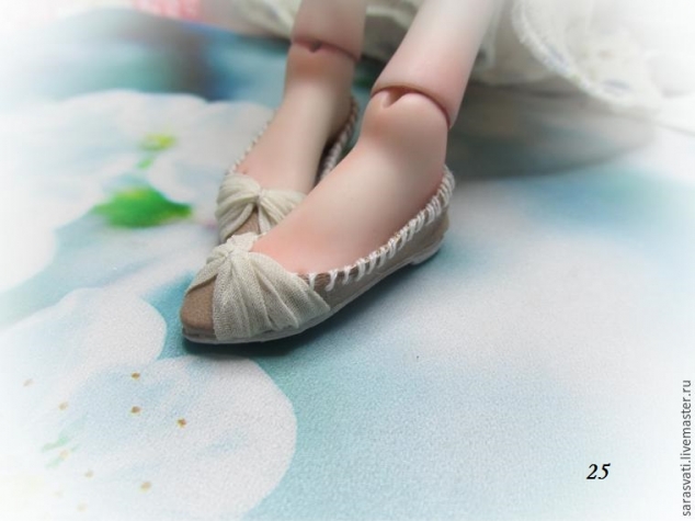 МК шитья обуви кукле (из интернета)