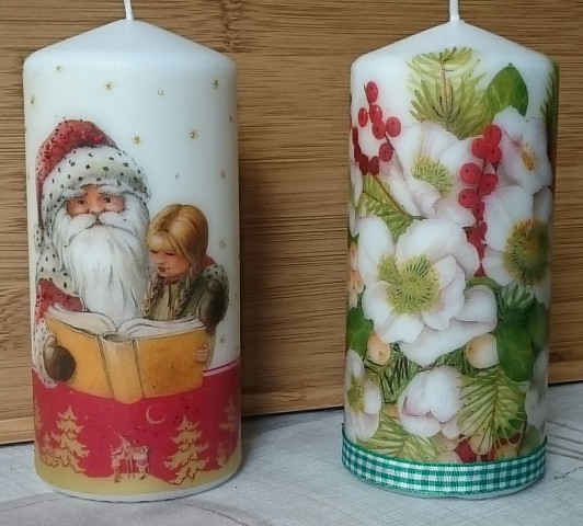 Новогодние свечи. Новогодние свечи.