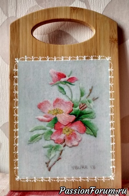 Декупаж досочки. Декупаж досочки.