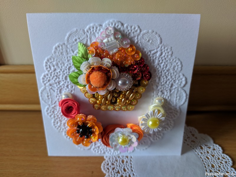Мини-открыточки из Коллекции "Квіткові солодощі..."