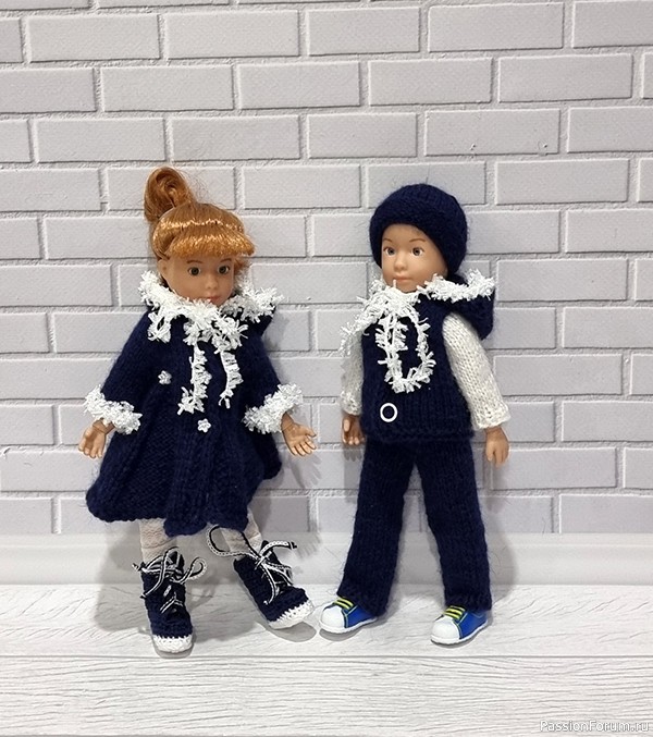 Кукольный фэмили лук 2. Модели 3 и 4. Хлоя и Михаэль Крузелингс.