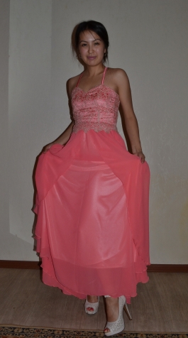 Похвастушка - розовое платье
