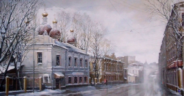 Старая Москва в картинах Александра Стародубова