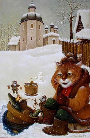 Сказочные коты Маскаева Александра Васильевича
