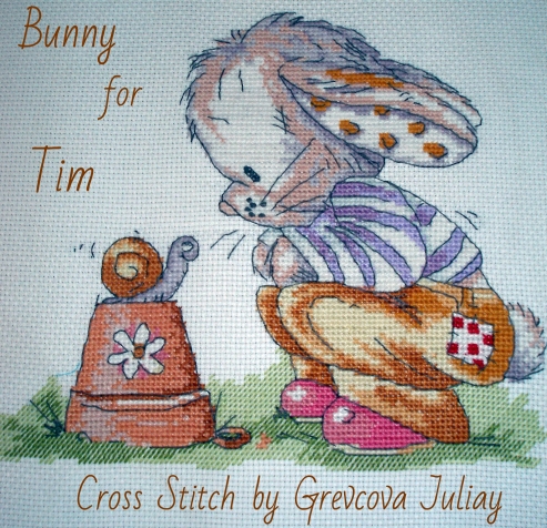 Вышивка крестом "Bunny for Tim"