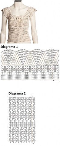 Крючок. Топы, блузки, кофты