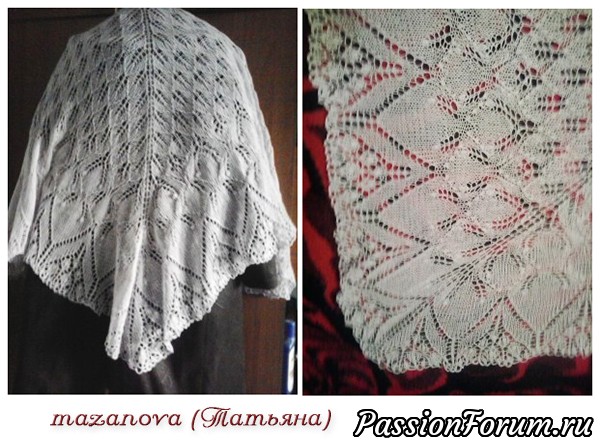 Парад шалей. Эолова шаль / aeolian shawl, дизайнер Elizabeth Freeman.