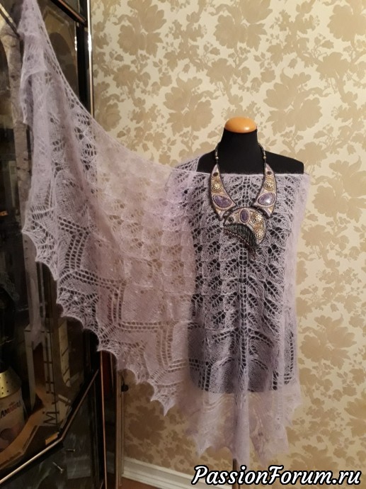 Эолова шаль / aeolian shawl, дизайнер Elizabeth Freeman.