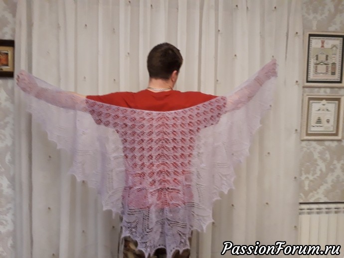 Эолова шаль / aeolian shawl, дизайнер Elizabeth Freeman.