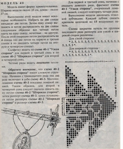 Кружевные салфетки спицами -3