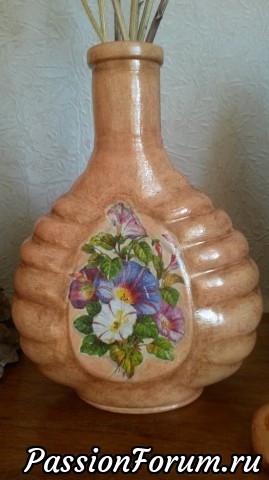 Ваза из бутылки