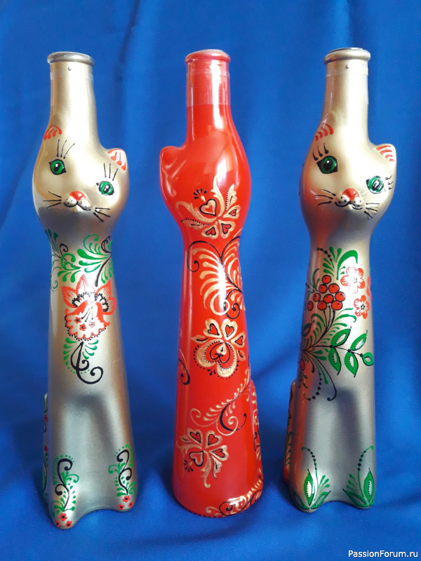 Тренируюсь на кошках, или роспись контурами