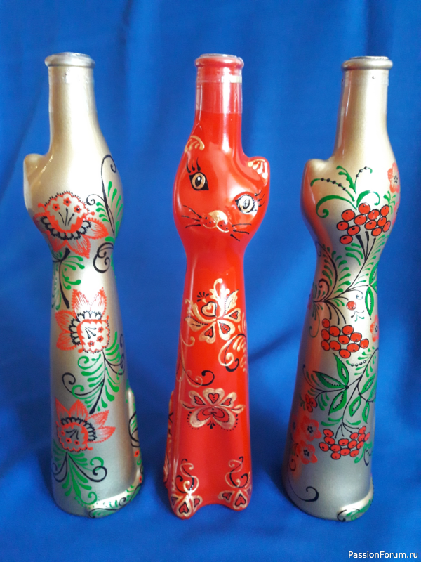 Тренируюсь на кошках, или роспись контурами