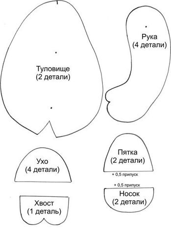 выкройки игрушек