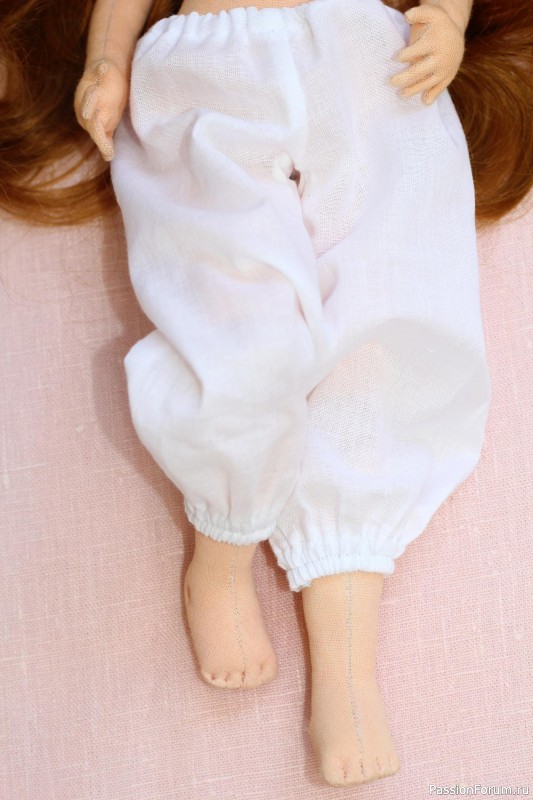 Текстильная кукла Полина.
