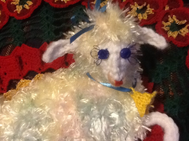 Моя овечка Голубка знакомьтесь!