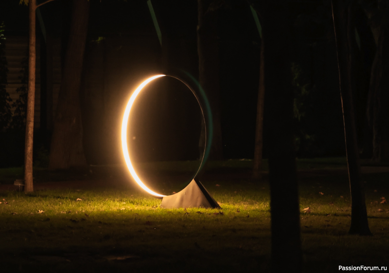 Вечерняя прогулка по парку.