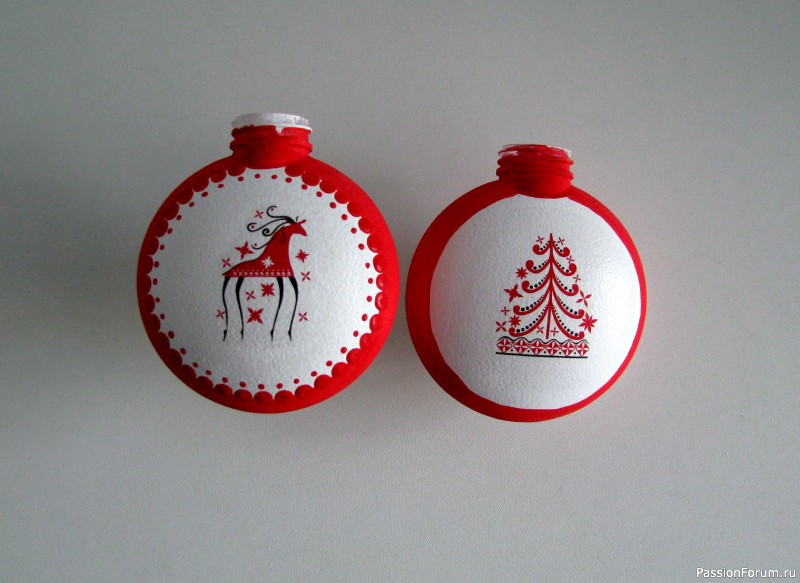 Елочные игрушки "Мезенские лошадки"