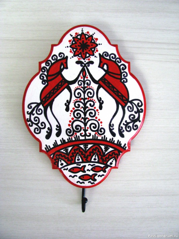 Кухонный набор "Мезенские лошадки"