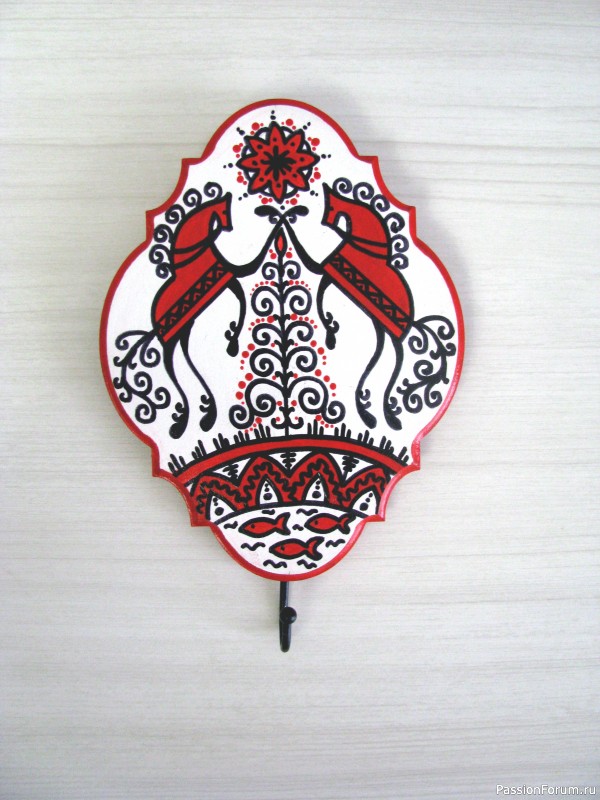 Кухонный набор "Мезенские лошадки"