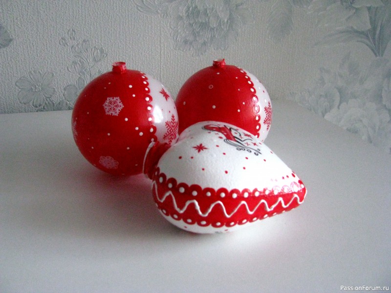 Елочные игрушки "Мезенские лошадки"