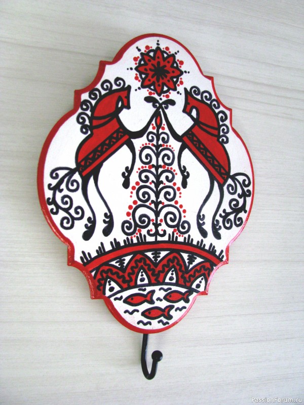 Кухонный набор "Мезенские лошадки"