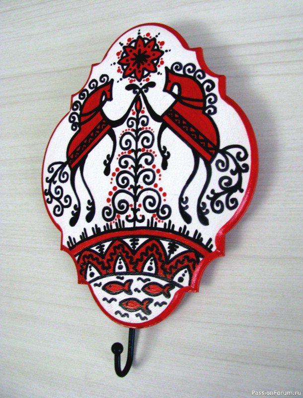 Кухонный набор "Мезенские лошадки"