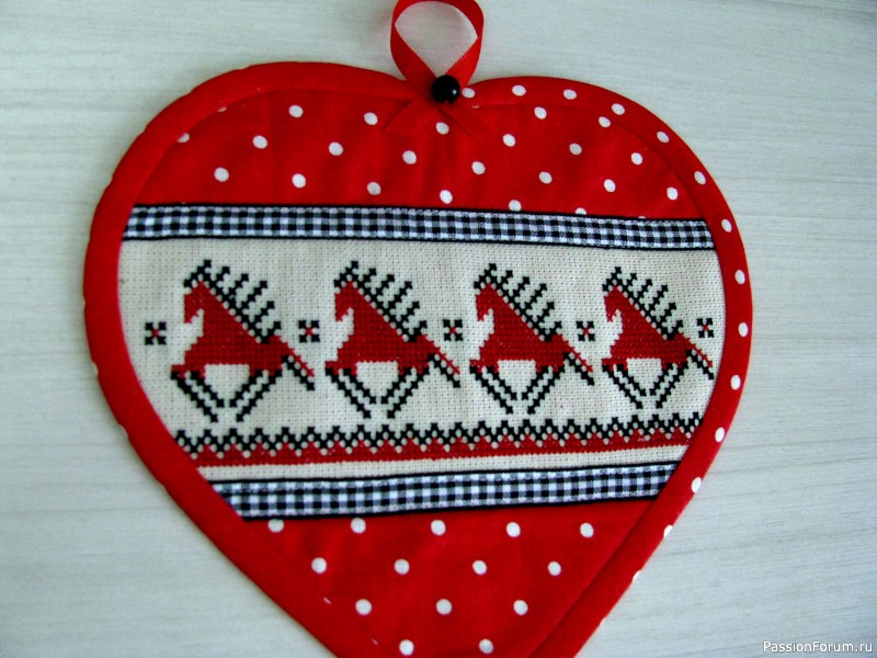 Кухонный набор "Мезенские лошадки"