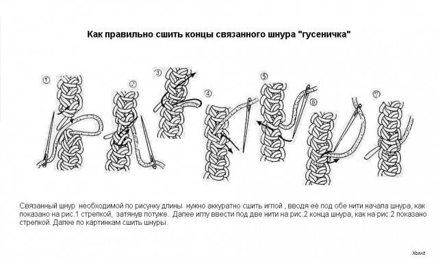 |
2. вставила рисунок, как соединять концы шнуров. |
2. вставила рисунок, как соединять концы шнуров.
