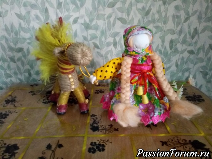 Куклы-обереги "Солнечные кони"
