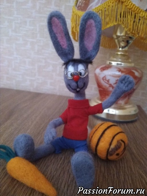 Кукла (игрушка) Кролик (советский мультик про Винни Пуха)