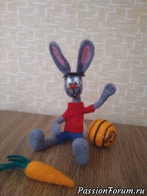 Кукла (игрушка) Кролик (советский мультик про Винни Пуха)