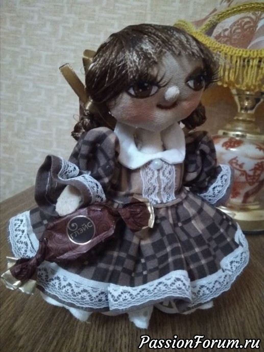 Кукла феечка Шоколадка