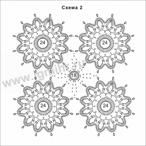 Вязание крючком, модели со схемами из интернета