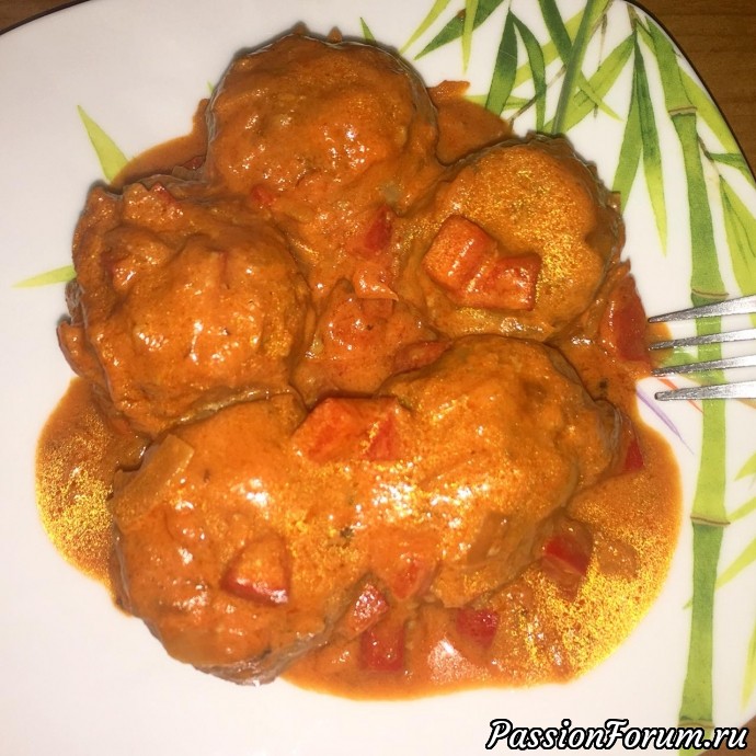 Рецепт Тефтели с овощной подливой “Meat balls” / Мясные шарики