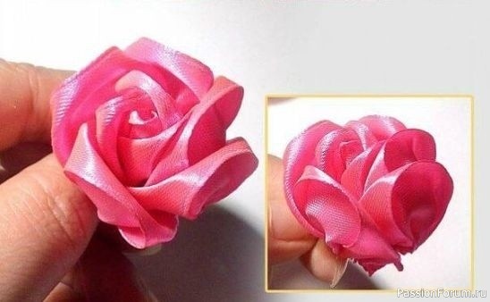 Нежные розочки своими руками