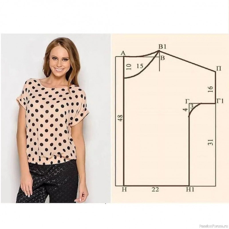 Шьём топы. Выкройки