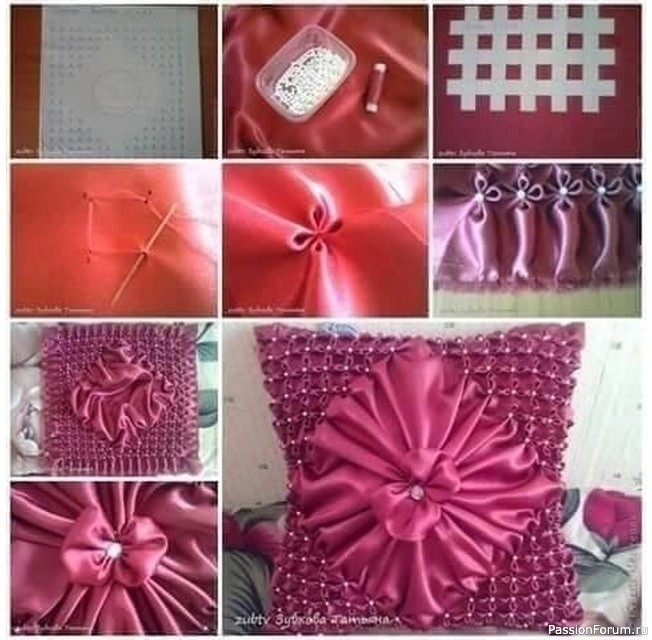 Подушки с буфами. Идеи и схемы