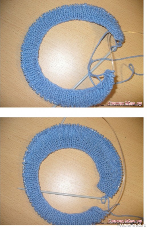 Бесшовные штанишки для малыша спицами. Описание