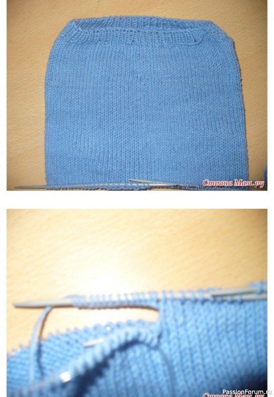 Бесшовные штанишки для малыша спицами. Описание