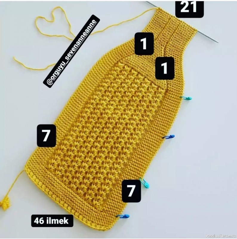 Детские жилетики спицами. Схемы