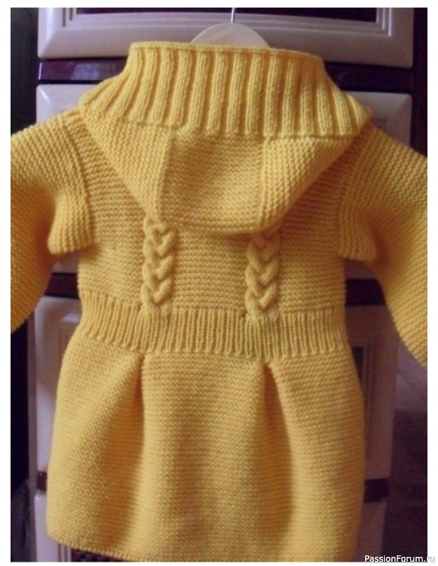 Жакет-пальтишко для девочки. Описание